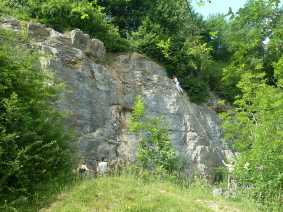 escalade à la carrière de vesancy 